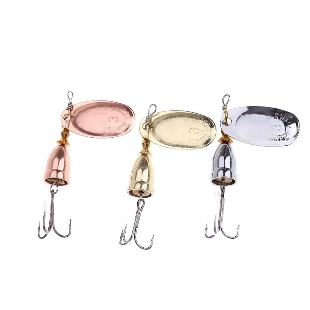 Fishing Lure Spinnerbait - 1pc Spinner Metal Lure Brass Hard