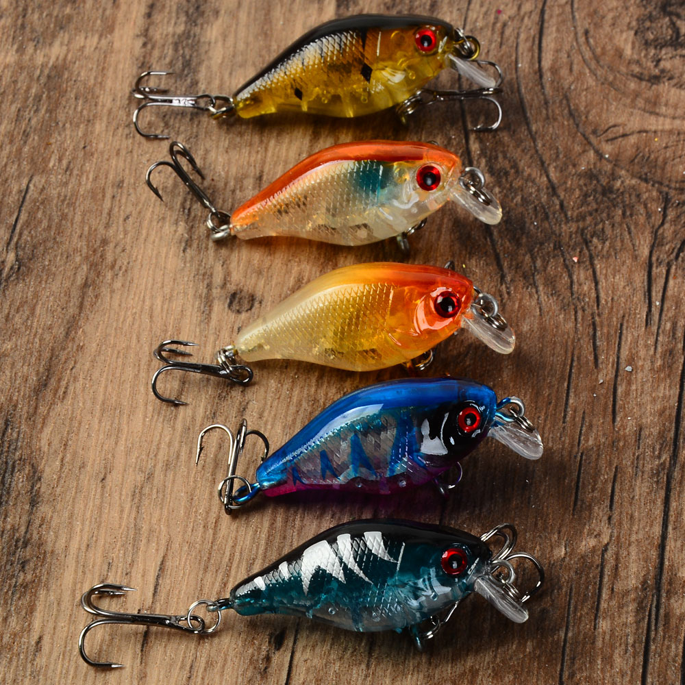Fishing Lure Jerkbait - 5pcs Floating Crankbaits Bait Fishing Lure