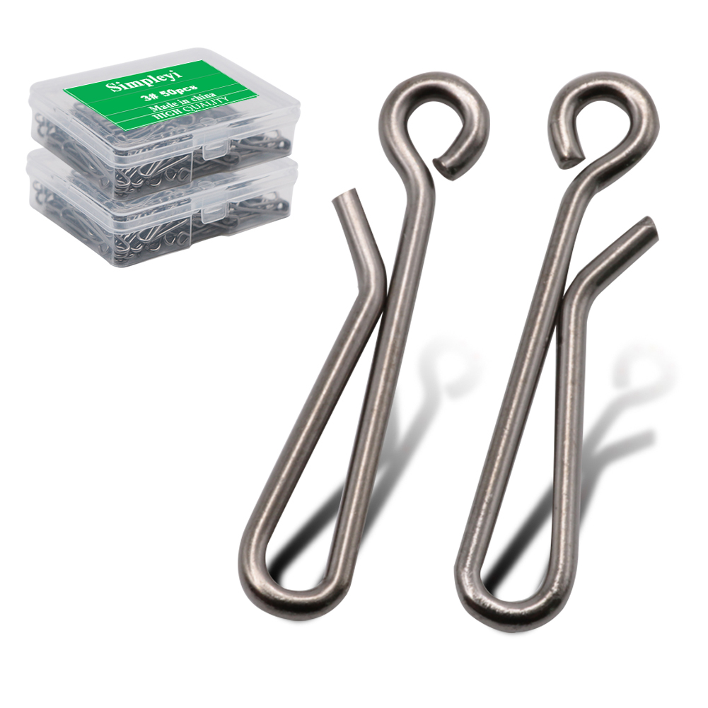 Fishing Lure Accessories - 50pcs/box Bearing Lock Rolling Swivel Pin