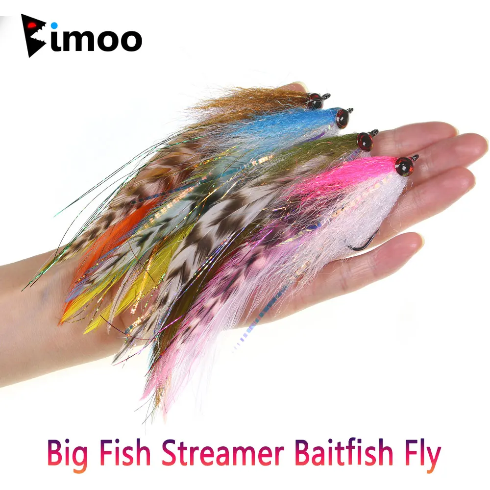 Fishing Lure Spinnerbait - Bimoo #2/0 15cm/5.91inch Big Streamer Baitfish