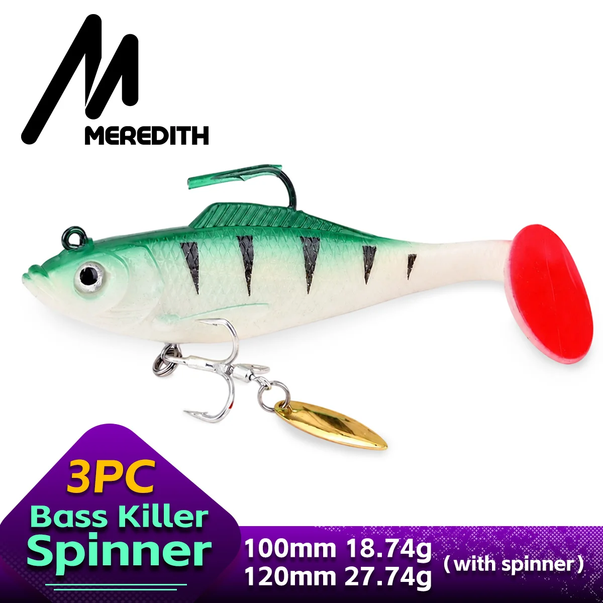 MEREDITH Spinning Lure 10cm 12 - Fishing Lure Blade Bait recension och pris