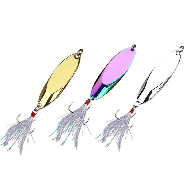 1pc 2.5g-35g Metal Spoon Lure  - Fishing Lure Spinnerbait recension och pris