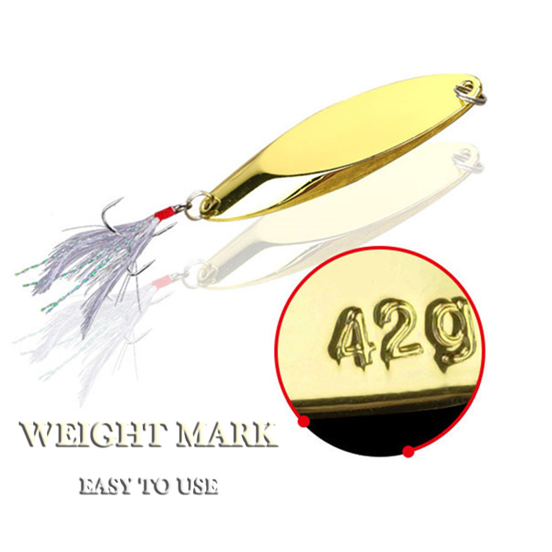1pc 2.5g-35g Metal Spoon Lure  - Fishing Lure Spinnerbait recension och pris
