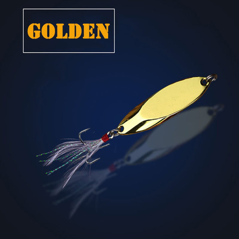 1pc 2.5g-35g Metal Spoon Lure  - Fishing Lure Spinnerbait recension och pris