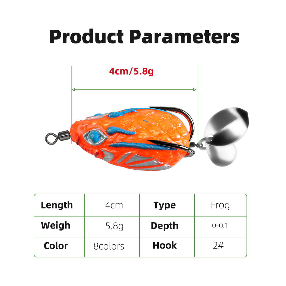 4cm/5.8g 1pc/8pcs Thai Style T - Fishing Lure Blade Bait recension och pris