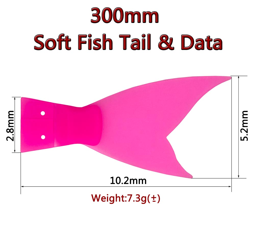 6PCS 300mm Jointed Bait Spare  - Fishing Lure Popper recension och pris