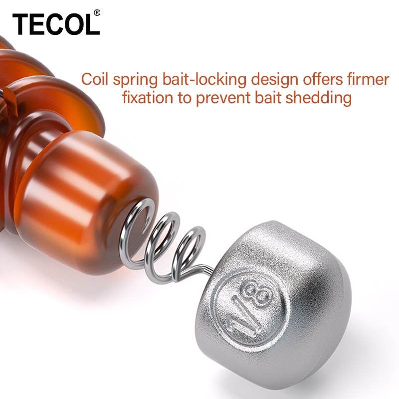 TECOL 1G 1.75G 2.7G 3.5G Spira - Fishing Lure Accessories recension och pris
