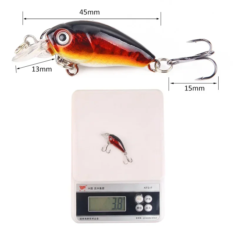 4.5cm 4g 1pcs Mini Minnow Fish - Fishing Lure Crankbait recension och pris