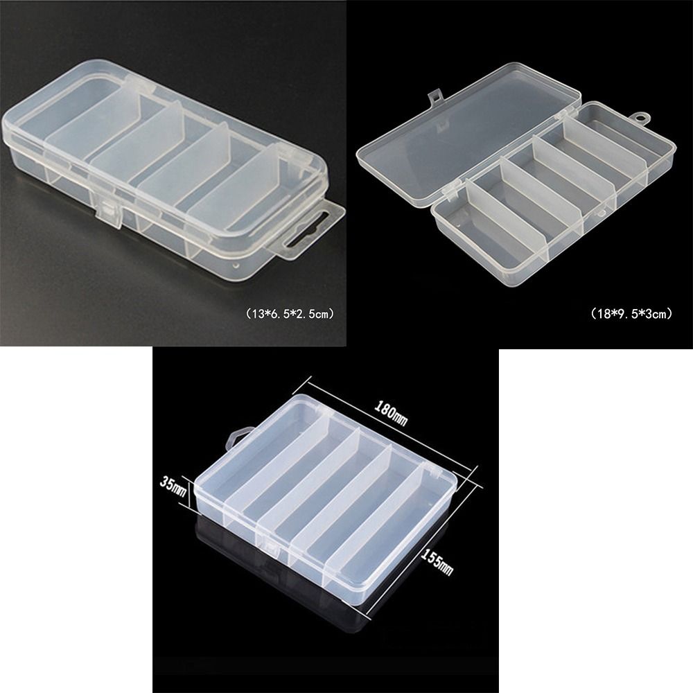 1/3pcs 3 Sizes of Plastic Fish - Fishing Lure Box recension och pris