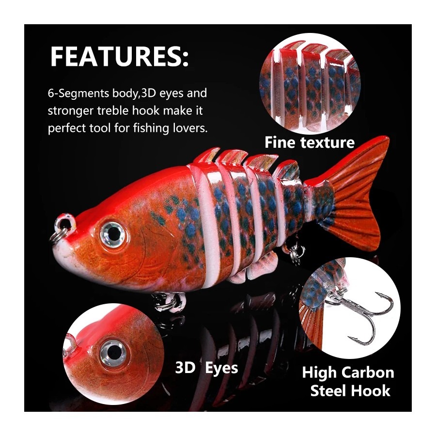 1PCS 8cm 13g Lifelike Fishing  - Fishing Lure Crankbait recension och pris