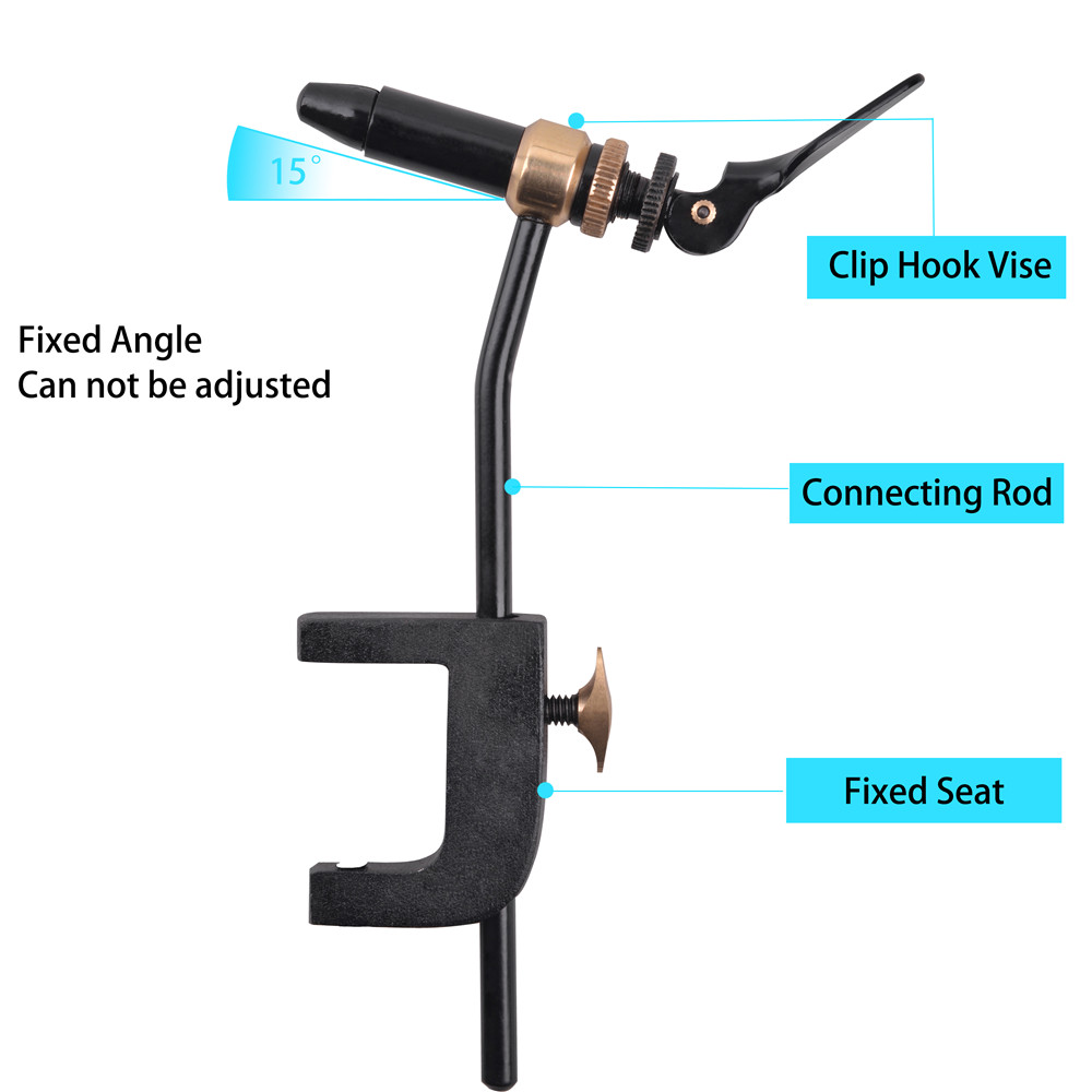 Rotary Fly Tying Vise Tool Saf - Fishing Lure Jig recension och pris