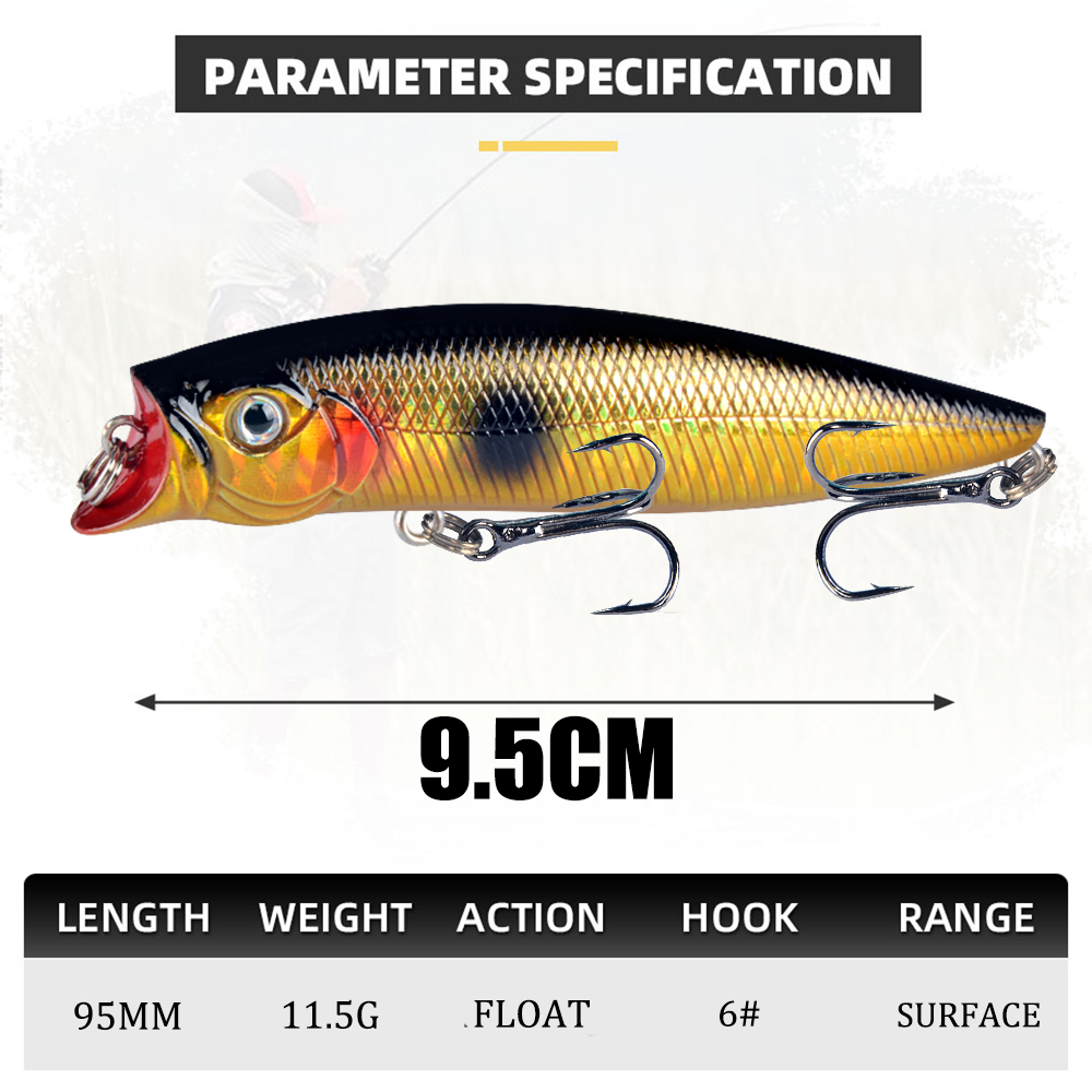 1pcs Fishing Lures High Qualit - Fishing Lure Popper recension och pris