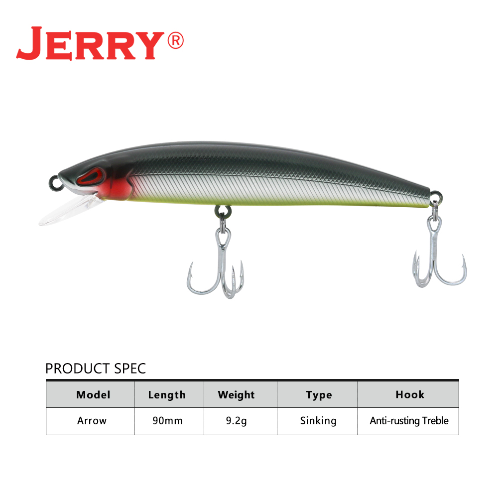Jerry Arrow Sinking Casting Tr - Fishing Lure Jerkbait recension och pris
