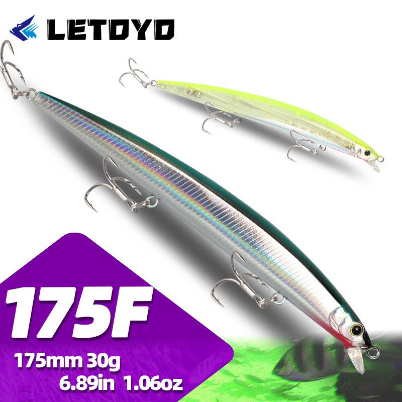 LETOYO 175mm 30g Fishing Minno - Fishing Lure Jerkbait recension och pris