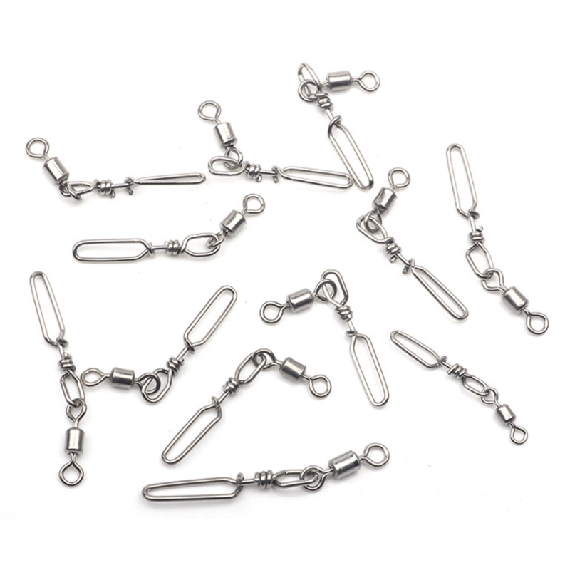 10Pcs Stainless Steel Quick Sn - Fishing Lure Kit recension och pris