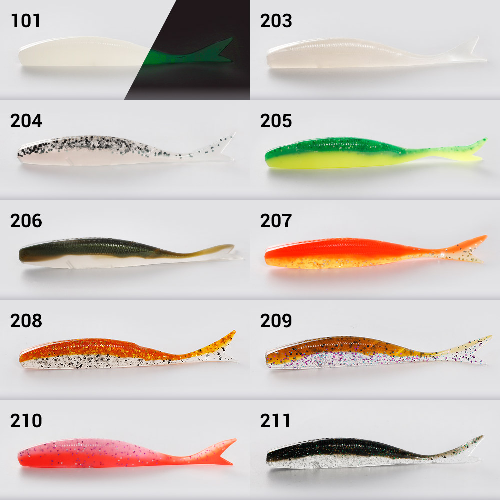NOEBY Soft Lure Blade Minnow 9 - Fishing Lure Blade Bait recension och pris