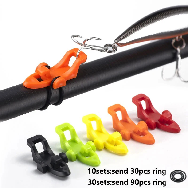 10pcs Fishing Rod Pole Hook Ke - Fishing Lure Jig recension och pris