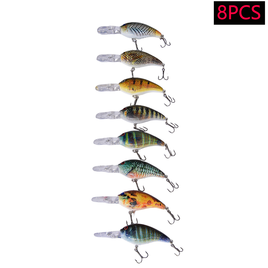 8pcs Jerkbait Minnow ABS Hard  - Fishing Lure Jerkbait recension och pris