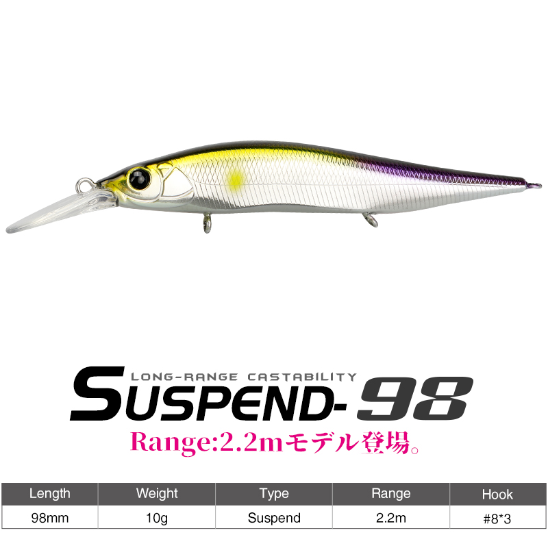 TSURINOYA Suspend Minnow AUROR - Fishing Lure Spinnerbait recension och pris