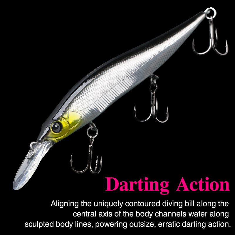 TSURINOYA Suspend Minnow AUROR - Fishing Lure Spinnerbait recension och pris