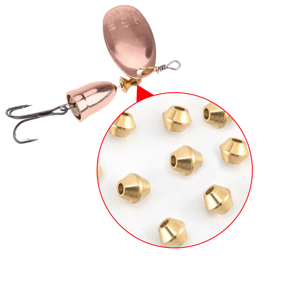 40pcs DIY Lure Brass Fishing B - Fishing Lure Spinnerbait recension och pris