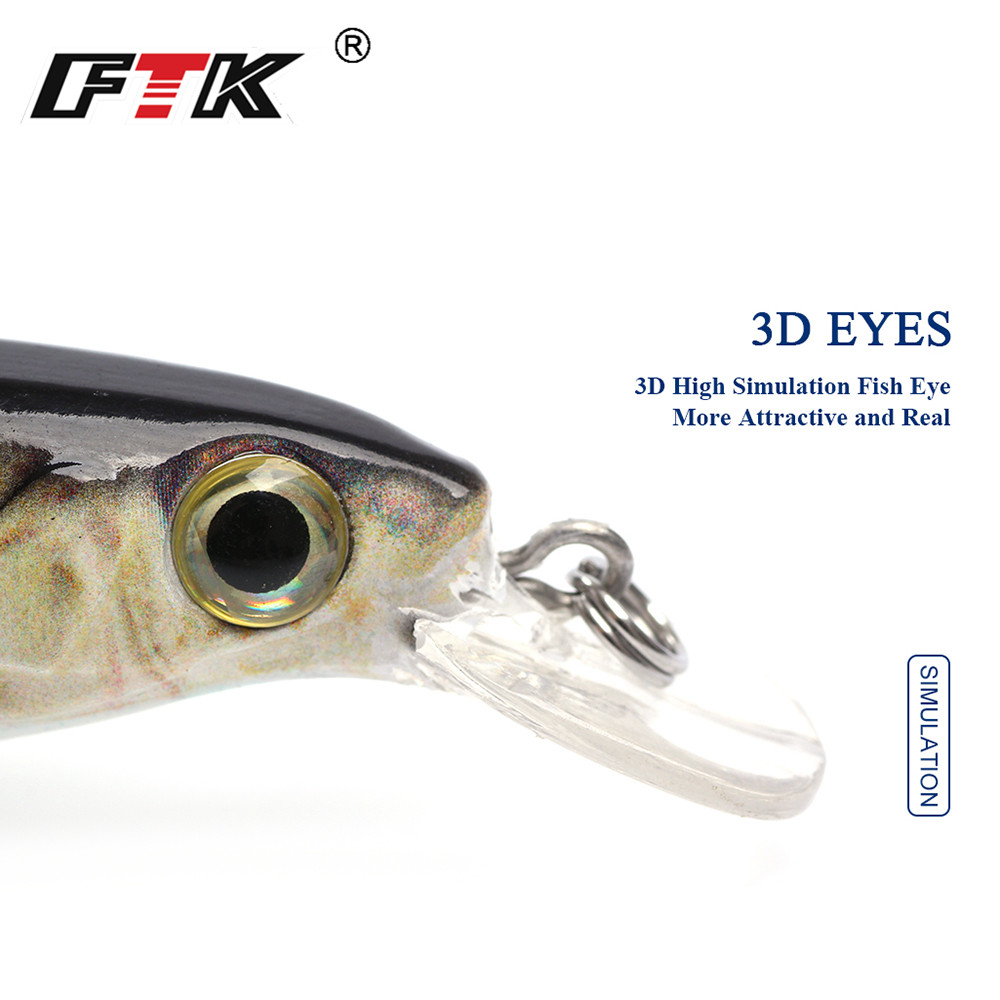 FTK 1pc Minnow Fishing Lure La - Fishing Lure Crankbait recension och pris