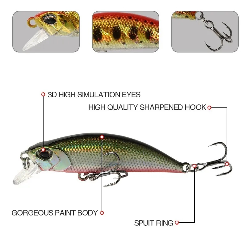 15Pcs Sinking Minnow Fishing L - Fishing Lure Jerkbait recension och pris