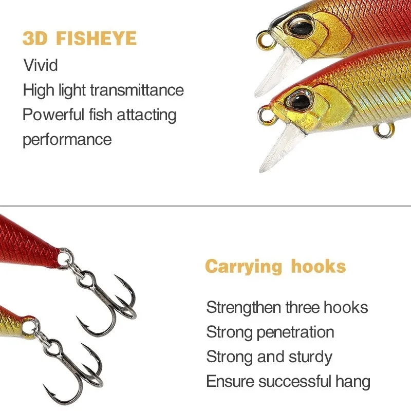 15Pcs Sinking Minnow Fishing L - Fishing Lure Jerkbait recension och pris