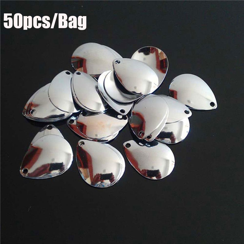 50pcs Rotate Sequin Smooth Nic - Fishing Lure Spinner recension och pris