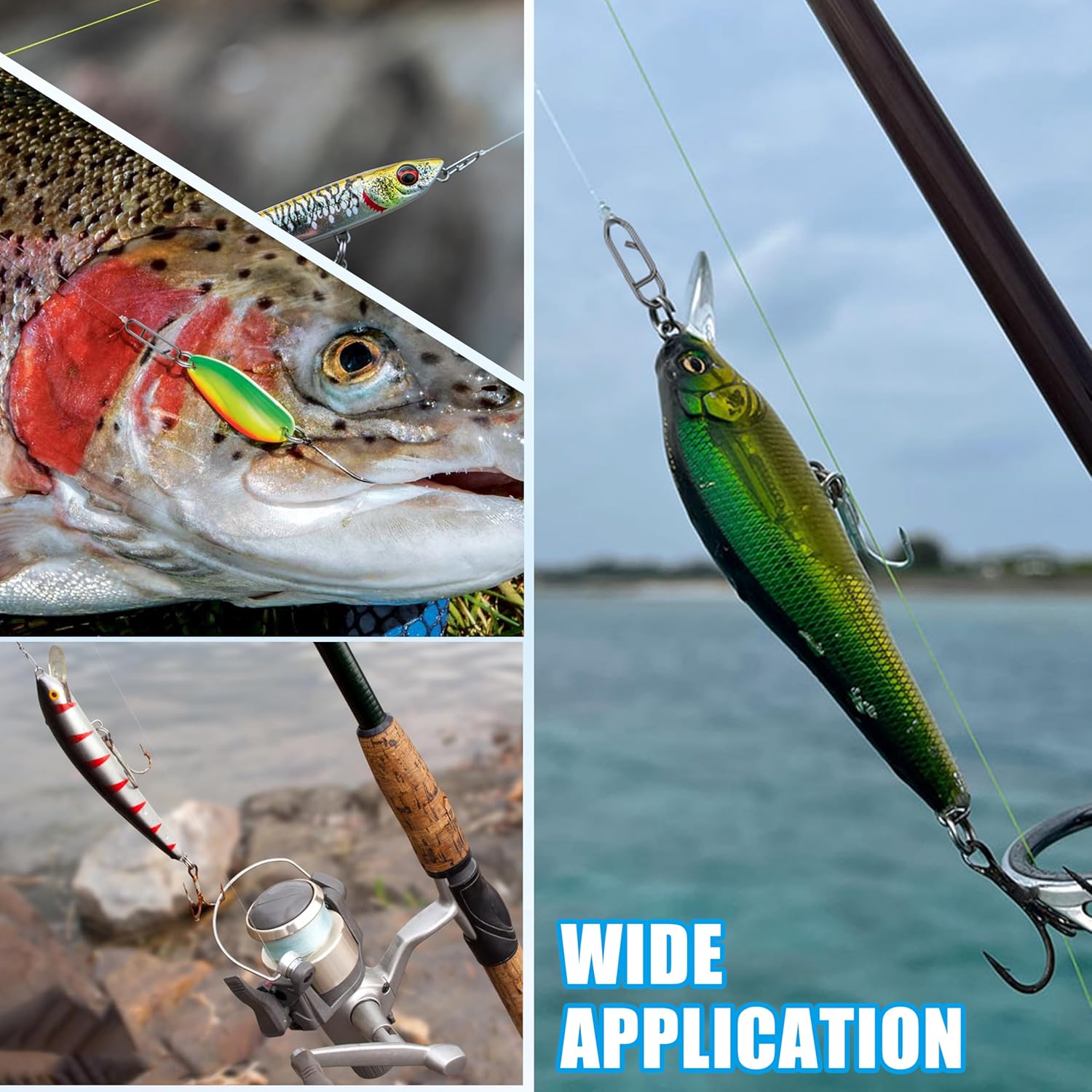 9KM Fishing Snap Kit 110pcs Po - Fishing Lure Kit recension och pris