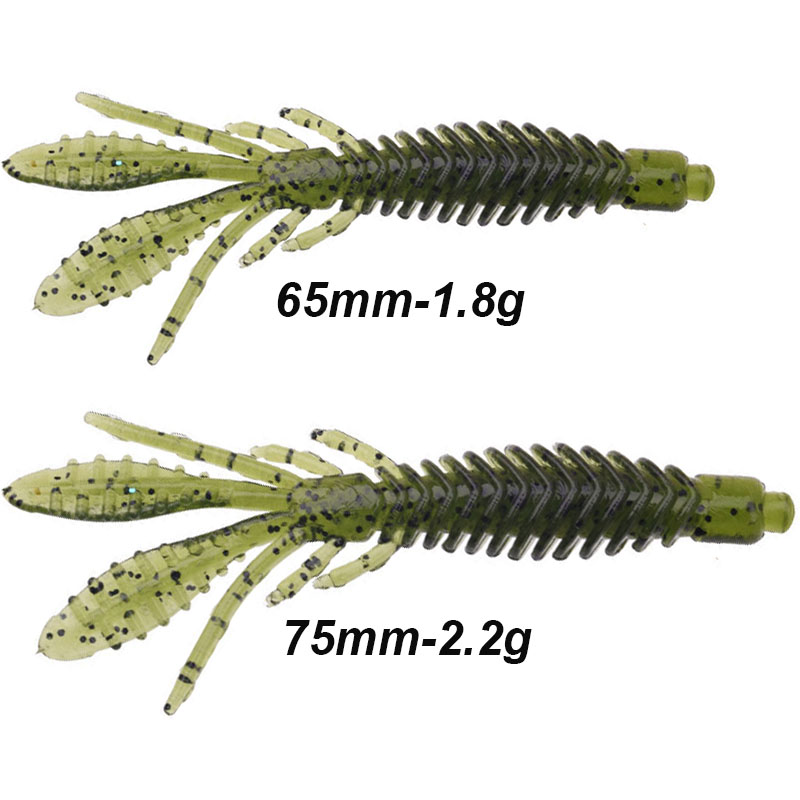 WESTBASS 5PCS Soft Larva Baits - Fishing Lure Spinnerbait recension och pris