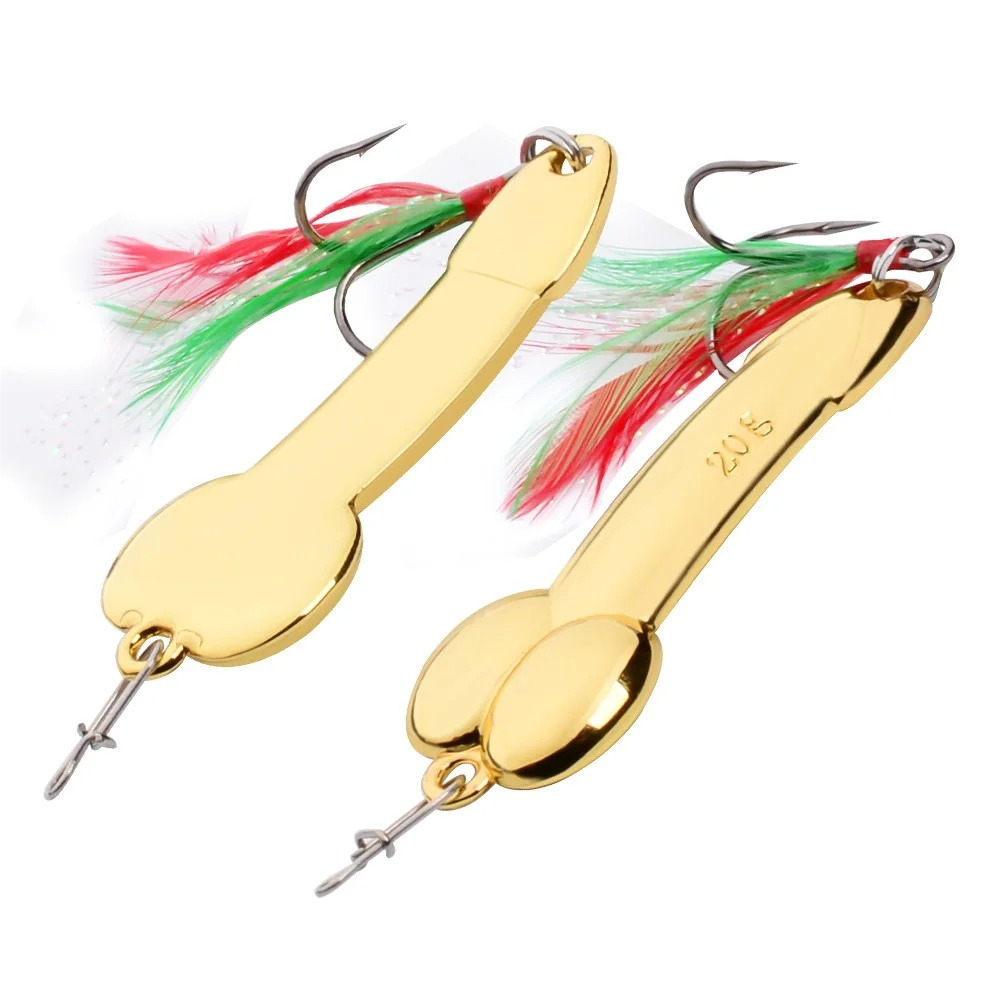 Metal Spoon Penis Shape Fishin - Fishing Lure Spoon recension och pris