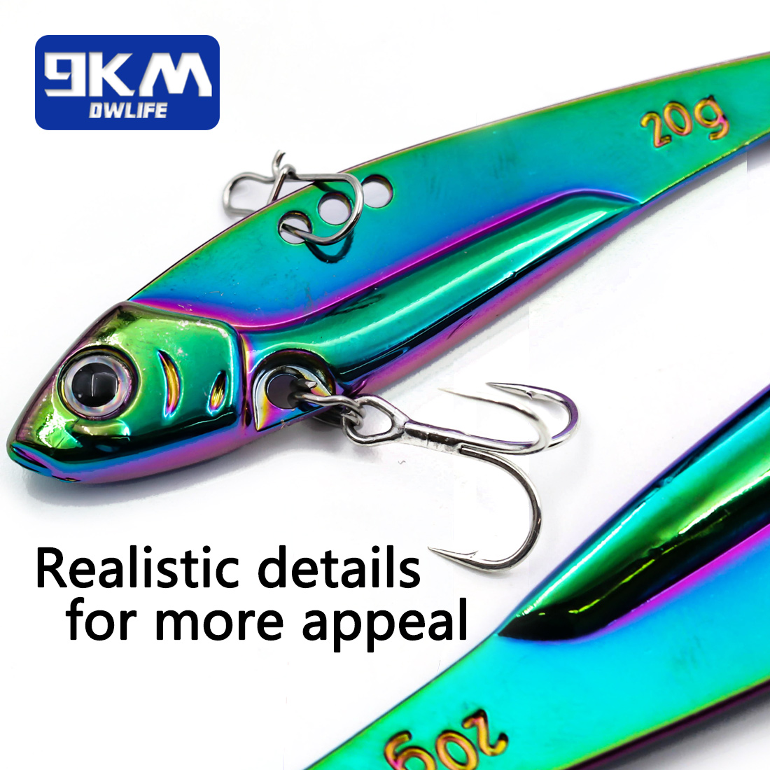 9KM 1PCS Metal Blade Fishing L - Fishing Lure Blade Bait recension och pris