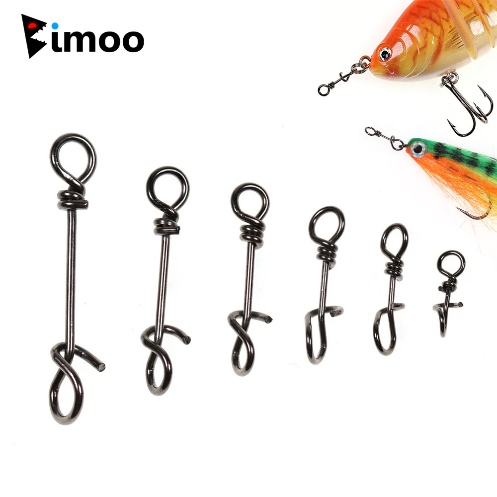 Bimoo 50pcs Stainless Steel Qu - Fishing Lure Accessories recension och pris