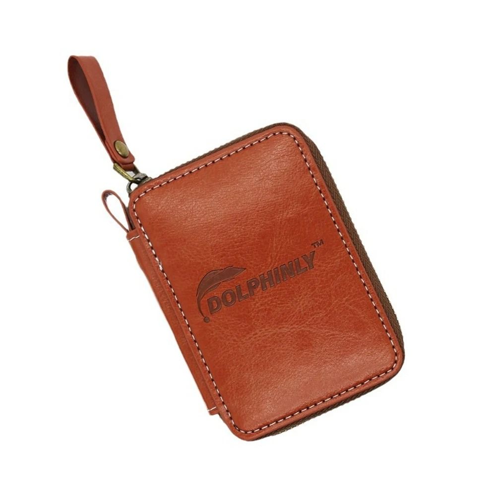 PU Leather Lure Wallet Bag Car - Fishing Lure Spinnerbait recension och pris