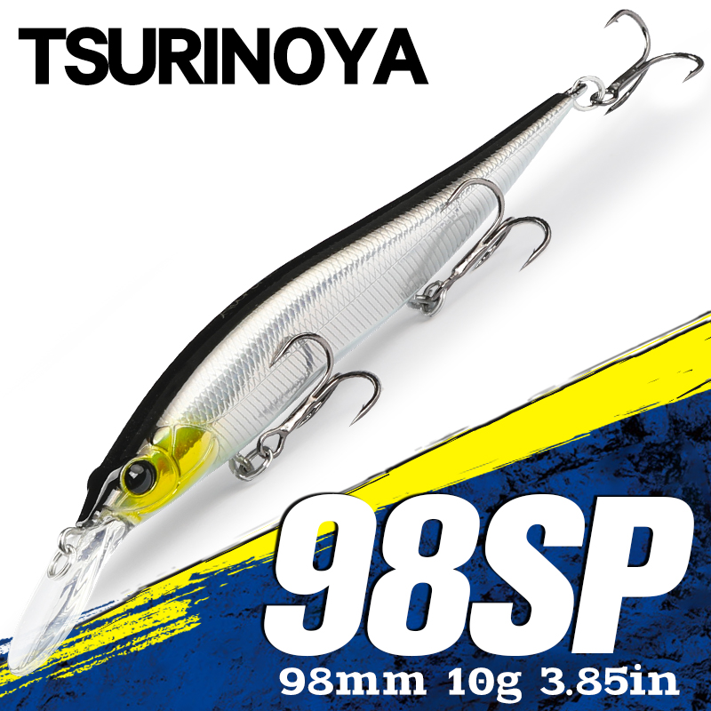 TSURINOYA  Suspending Minnow J - Fishing Lure Jerkbait recension och pris