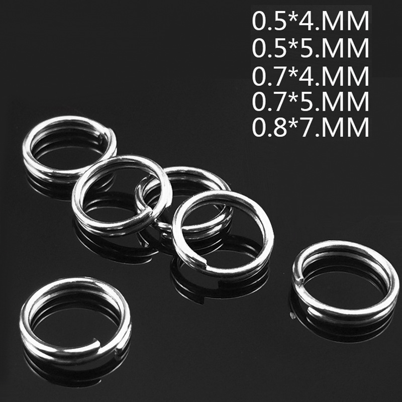 100pcs/lot Fishing Split Rings - Fishing Lure Accessories recension och pris
