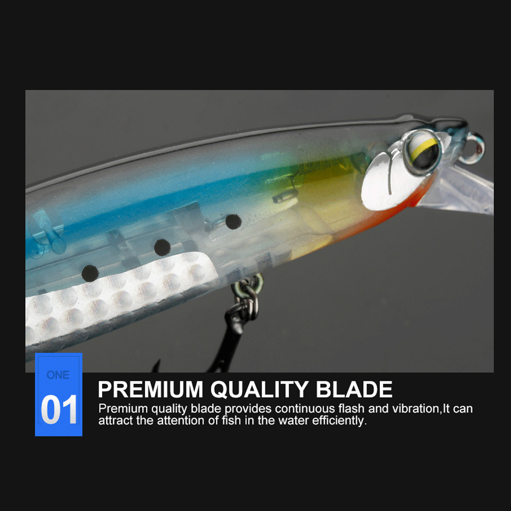 JOHNCOO Floating Minnow 130mm  - Fishing Lure Blade Bait recension och pris