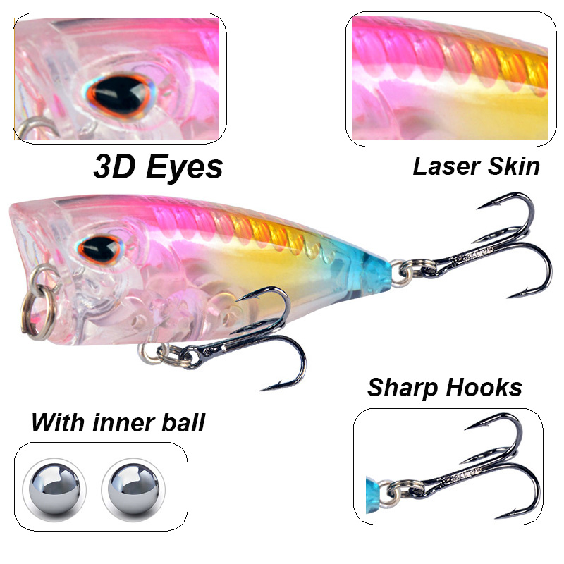YUCONG 1PC Mini Popper Fishing - Fishing Lure Crankbait recension och pris