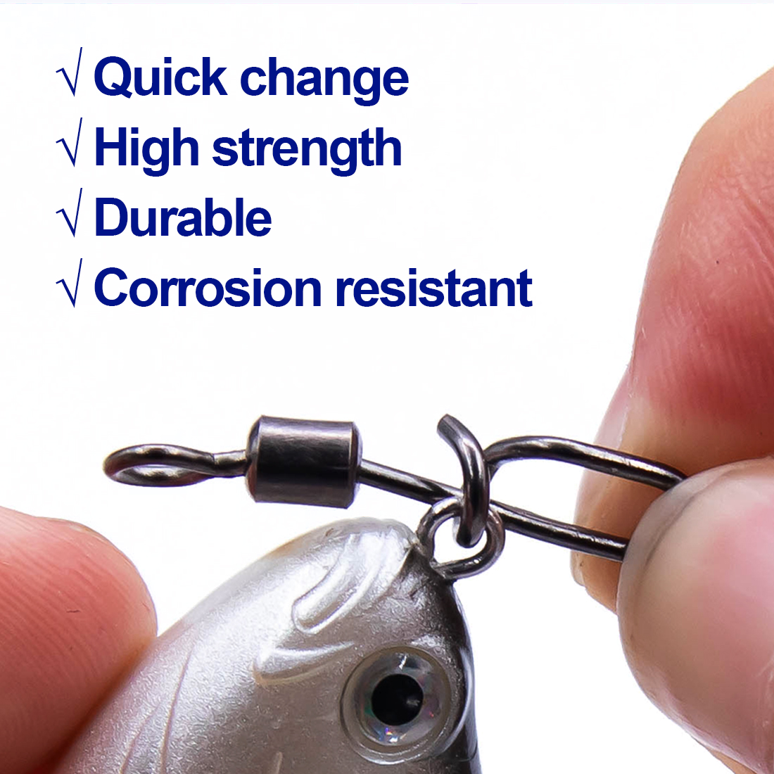 FishTrip Fishing Swivel Snap T - Fishing Lure Accessories recension och pris