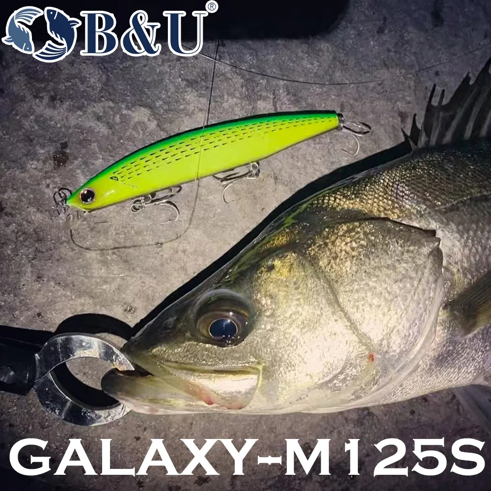 B&U 125mm Sinking Minnow Sea F - Fishing Lure Jerkbait recension och pris