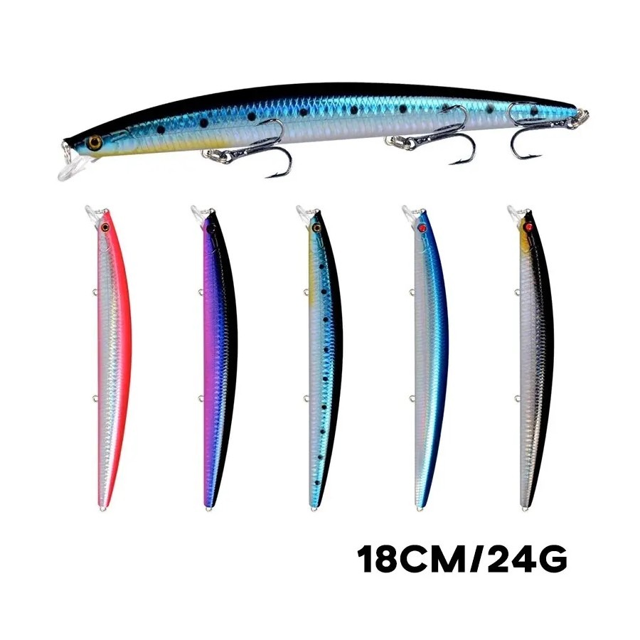 Laser Minnow Fishing Lure 18cm - Fishing Lure Crankbait recension och pris