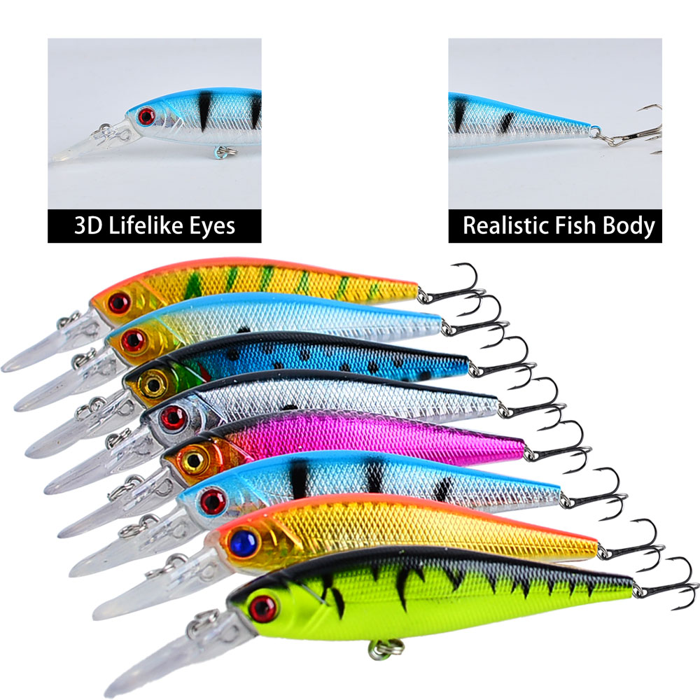 8Pcs Fishing Lure 10cm/9g Arti - Fishing Lure Spinnerbait recension och pris