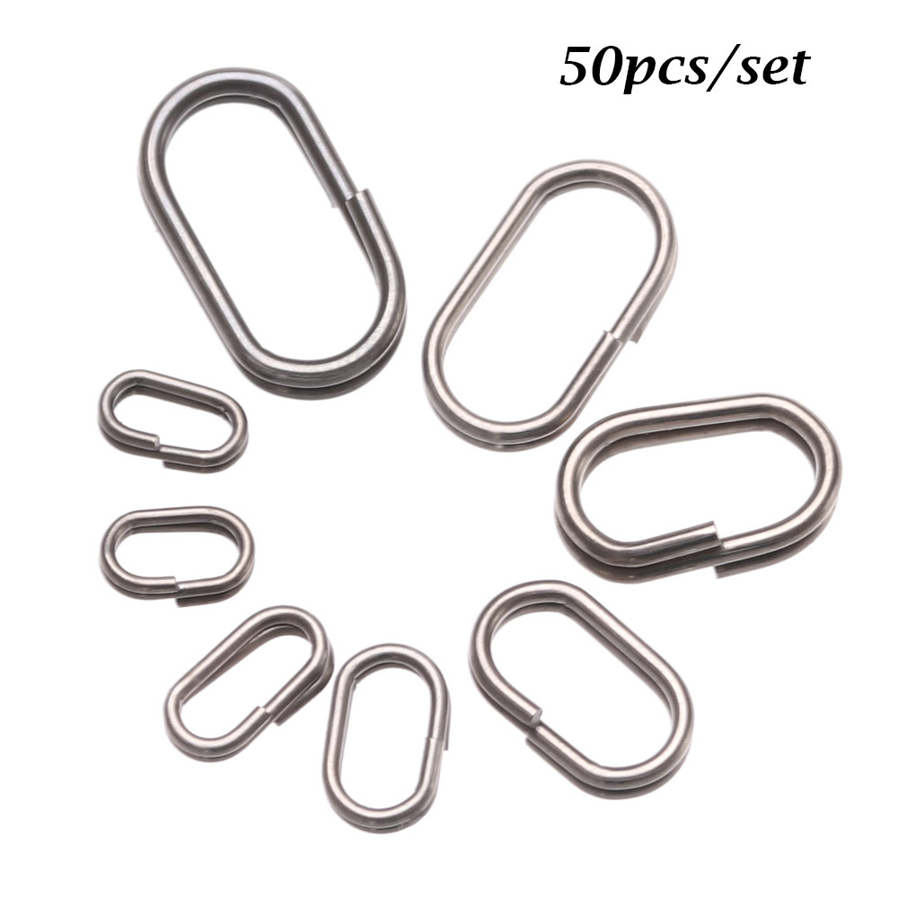 50 PCs/Lot 8/10/13/15/17/19mm  - Fishing Lure Accessories recension och pris